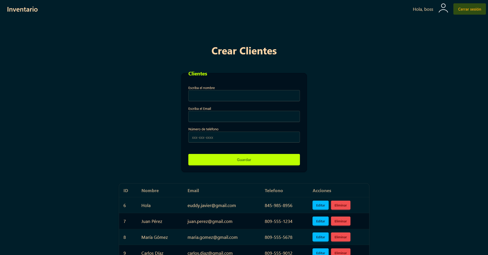 Gestor de inventario 3